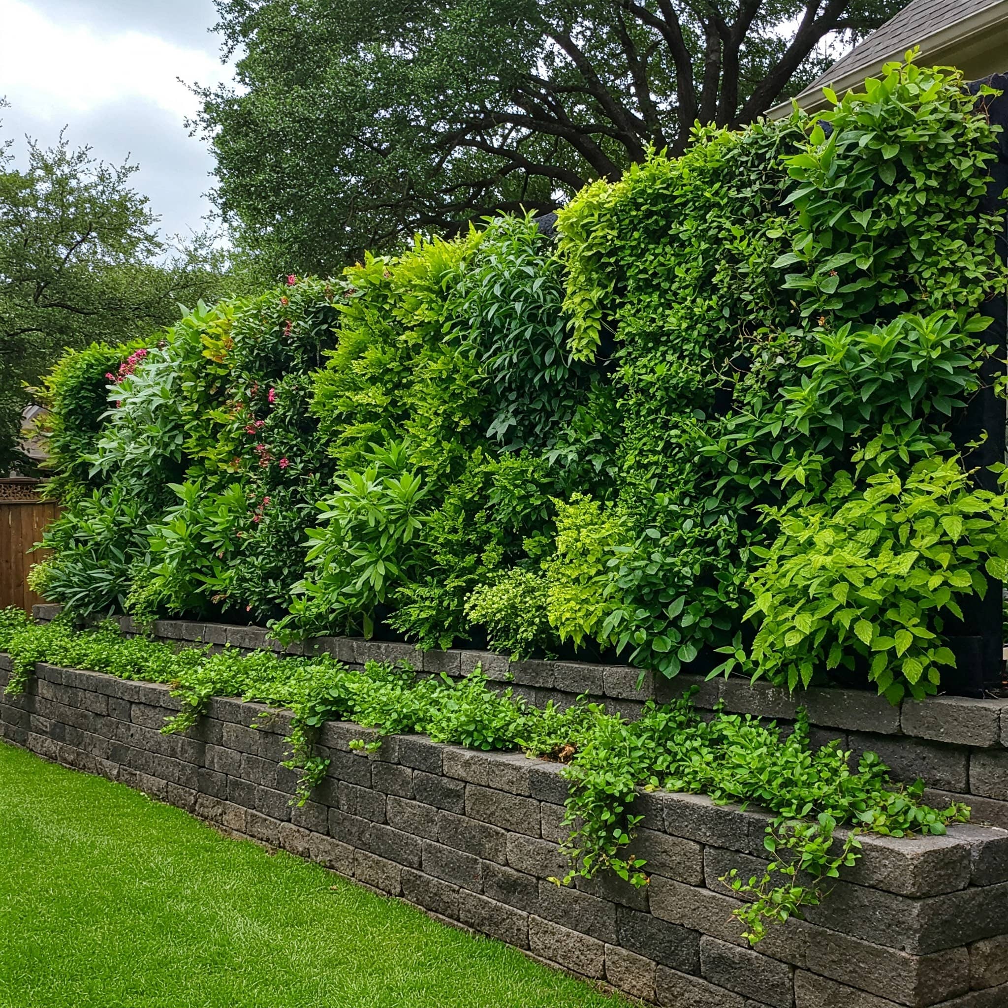 Living plant wall