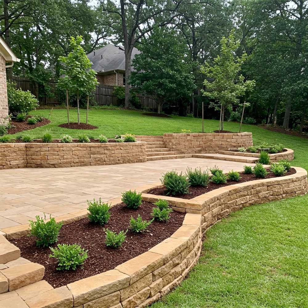 Planter Box Retaining Wall