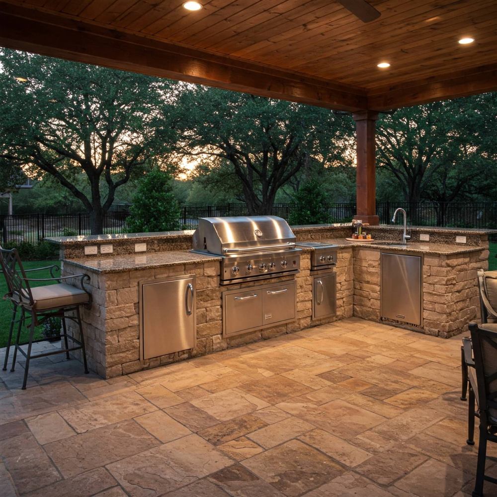 Backyard Outdoor Kitchen
